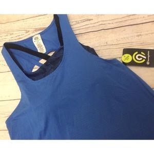 Champion Blue Duo Dry Inner Bra Tank Top XS